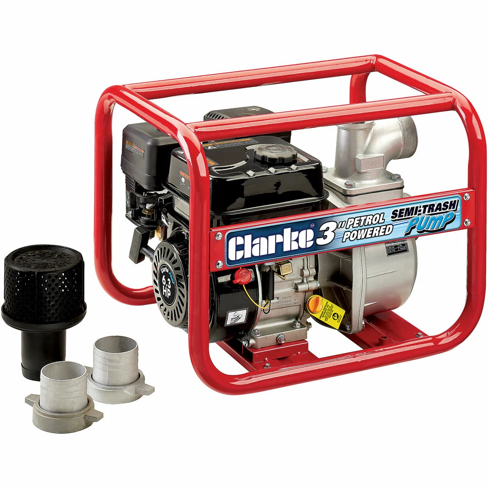 Clarke PS75A Petrol Powered 3" Semi-Trash Water Pump 3 Clarke PS75A Petrol Powered 3" Semi-Trash Water Pump