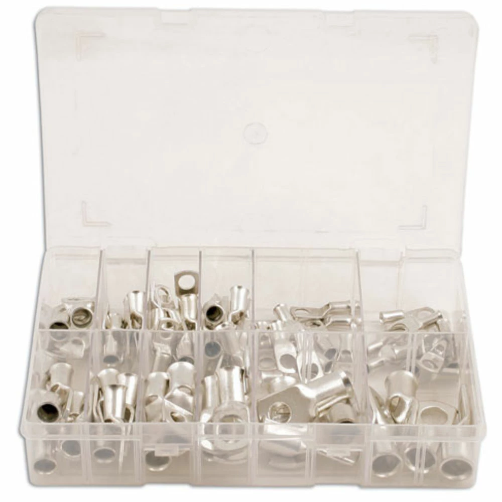 Connect 80 Piece Copper Tube Terminals Assortment 3 Connect 80 Piece Copper Tube Terminals Assortment
