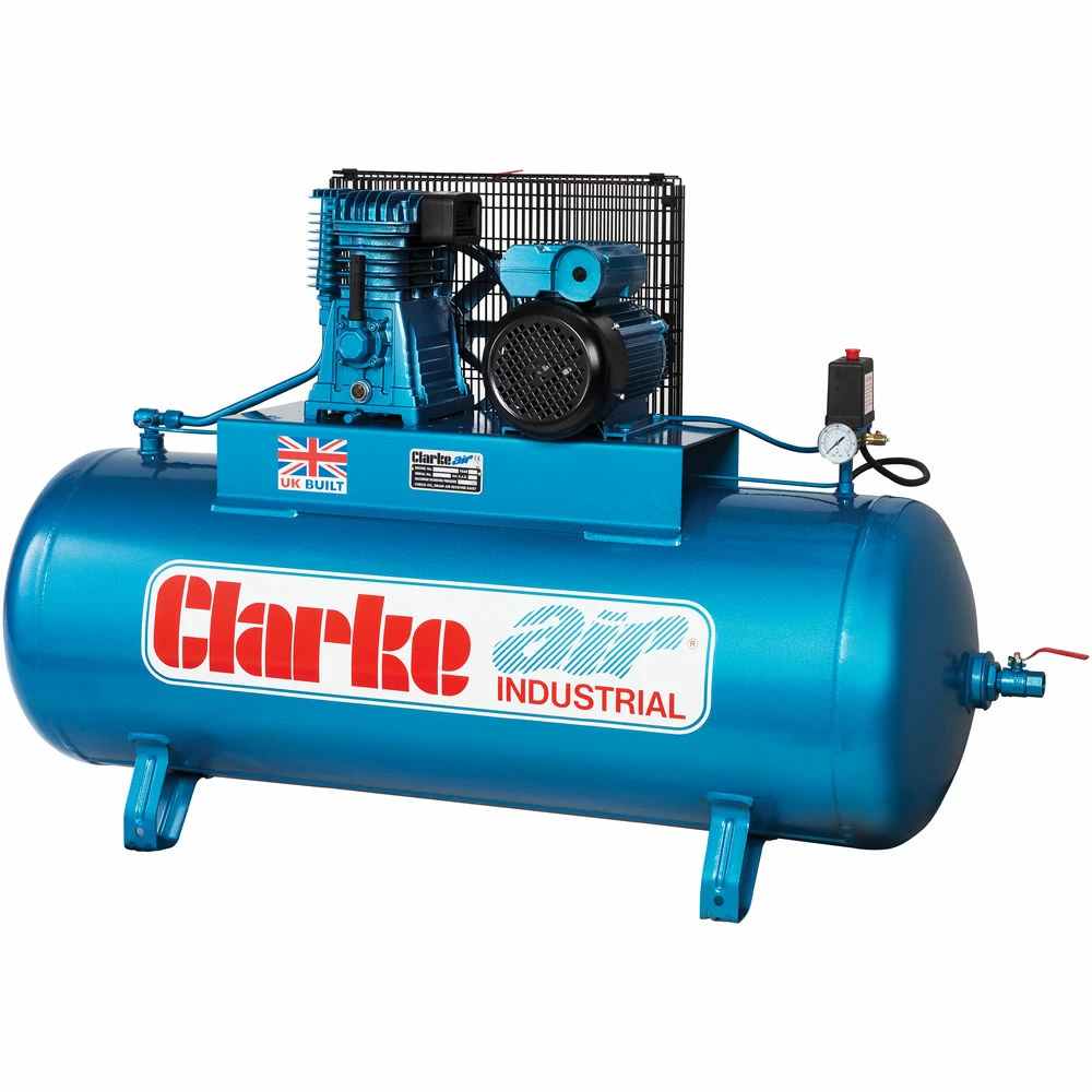 Clarke XE18/200 (OL) 18cfm 200Litre 4HP Industrial Air Compressor (230V) 3 Clarke XE18/200 (OL) 18cfm 200Litre 4HP Industrial Air Compressor (230V)