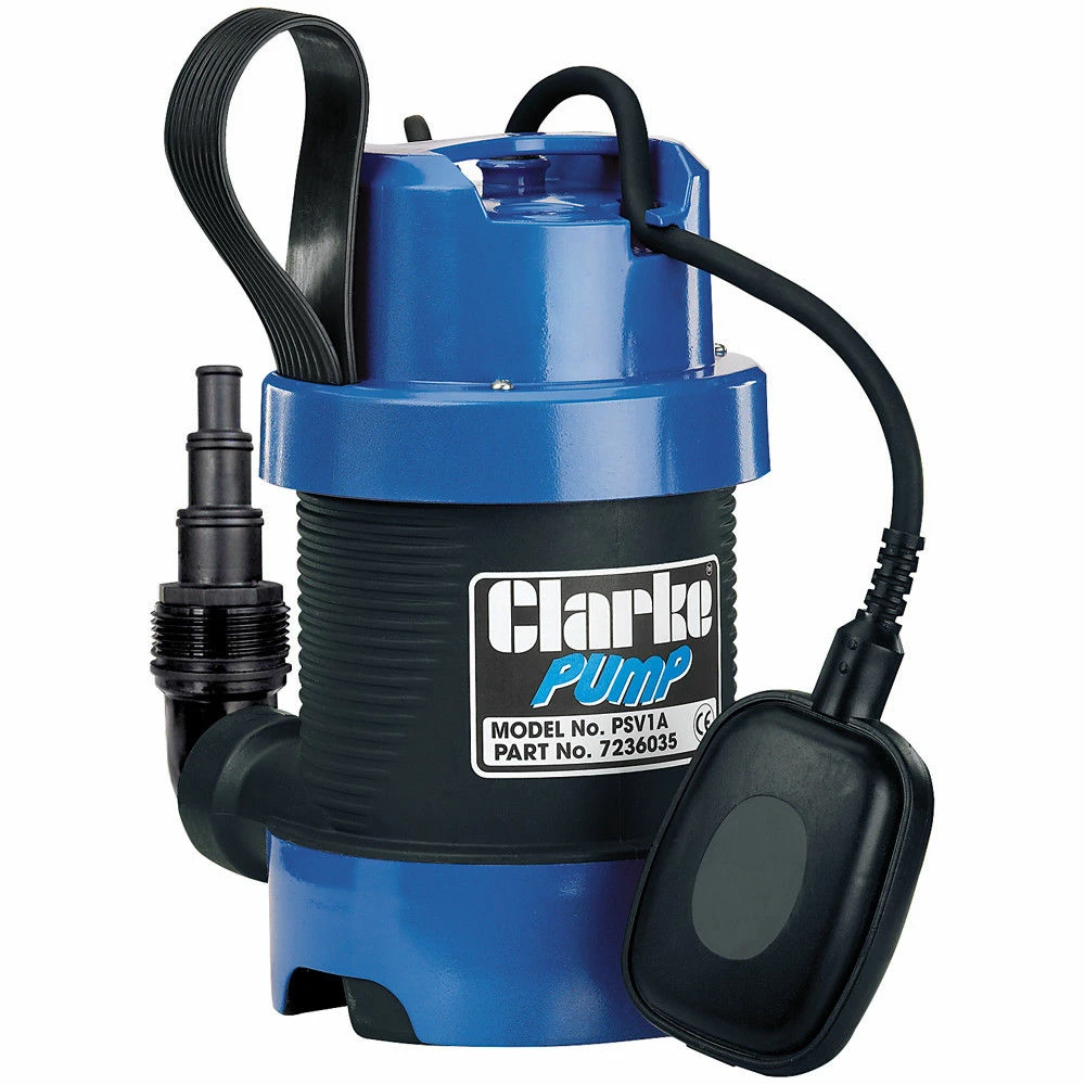 Clarke PSV1A 1¼" 335W 140Lpm 5.8m Head Dirty Water Submersible Pump (230V) 3 Clarke PSV1A 1¼" 335W 140Lpm 5.8m Head Dirty Water Submersible Pump (230V)