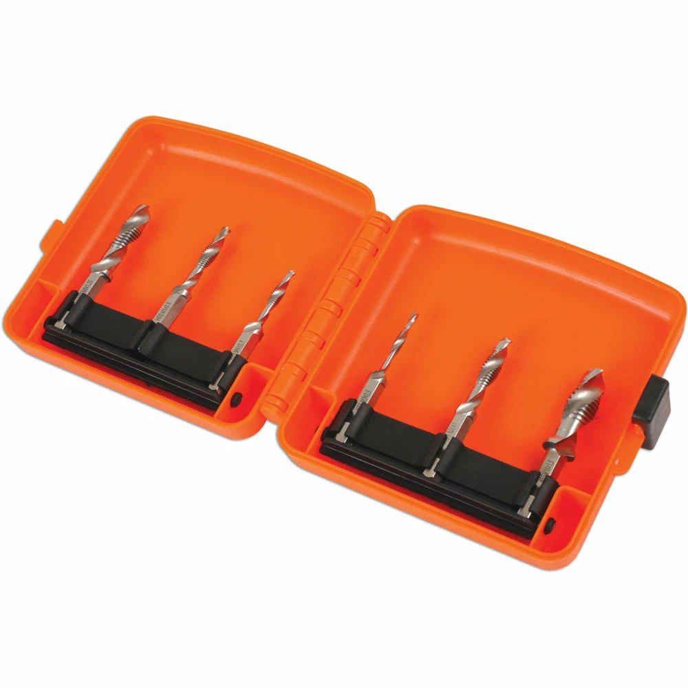 Laser 6569 6 Piece Drill Tap/Deburr Bit Set 5 Laser 6569 6 Piece Drill Tap/Deburr Bit Set - Image 3