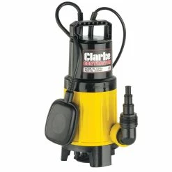 Clarke Contractor CSV2A 1½" 620W 200Lpm 8m Head Submersible Vortex Water Pump With Float Switch (110V)