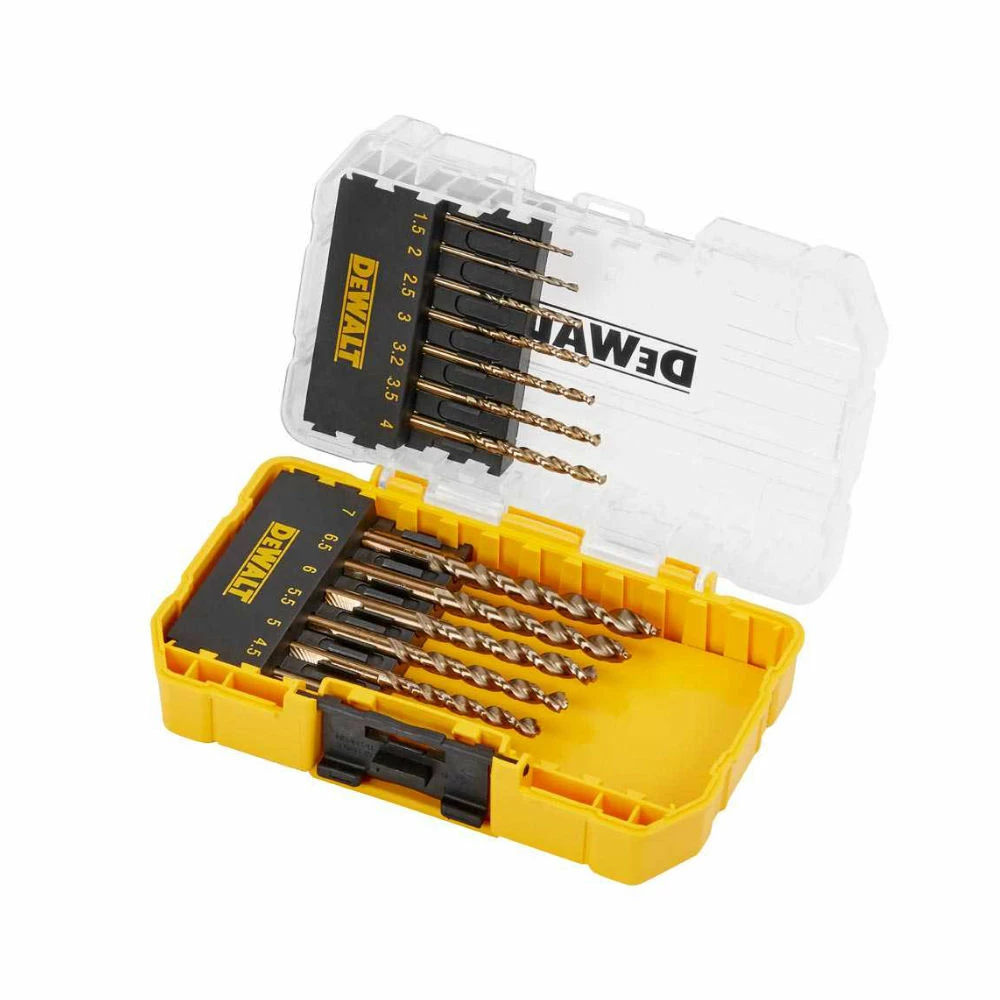 DeWalt 13 Piece Extreme HSS Metal Drilling Set Non-slip Shank 4 DeWalt 13 Piece Extreme HSS Metal Drilling Set Non-slip Shank - Image 2