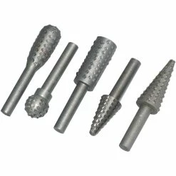 5 Piece Rotary Burr Set