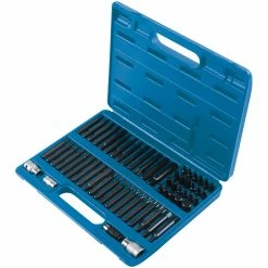 Laser 7012 Professional Bit Set 3/8" & 1/2"Drive 60 Pieces