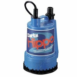 Clarke Hippo 2 1" 250W 85Lpm 6m Head Submersible Water Pump (230V)