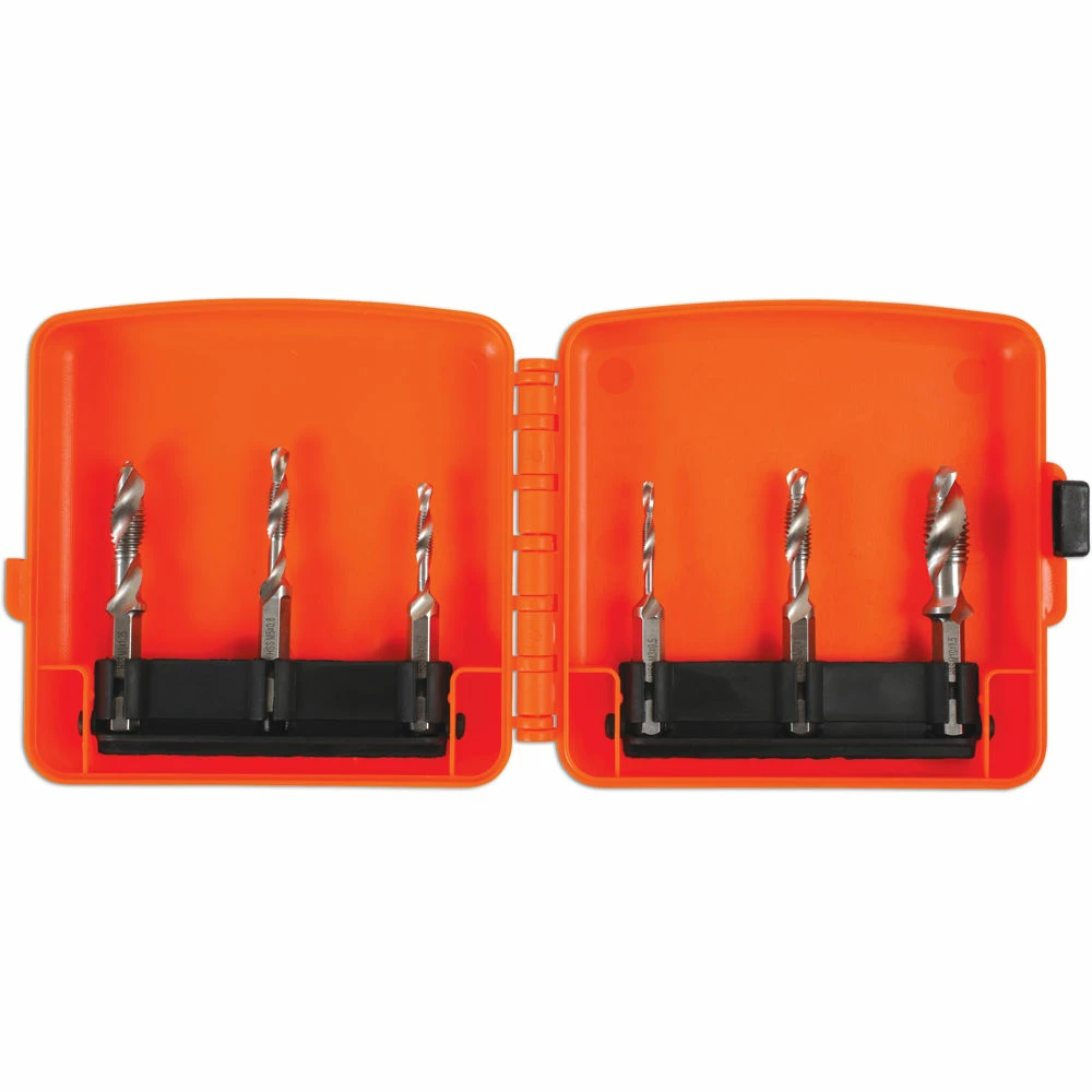 Laser 6569 6 Piece Drill Tap/Deburr Bit Set 3 Laser 6569 6 Piece Drill Tap/Deburr Bit Set