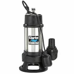 Clarke HSEC1400A - 1400W (1HP) Heavy Duty Submersible Cutter Pump