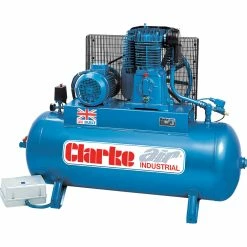 Clarke SE46C270 40cfm 270Litre 10HP Industrial Air Compressor (400V)