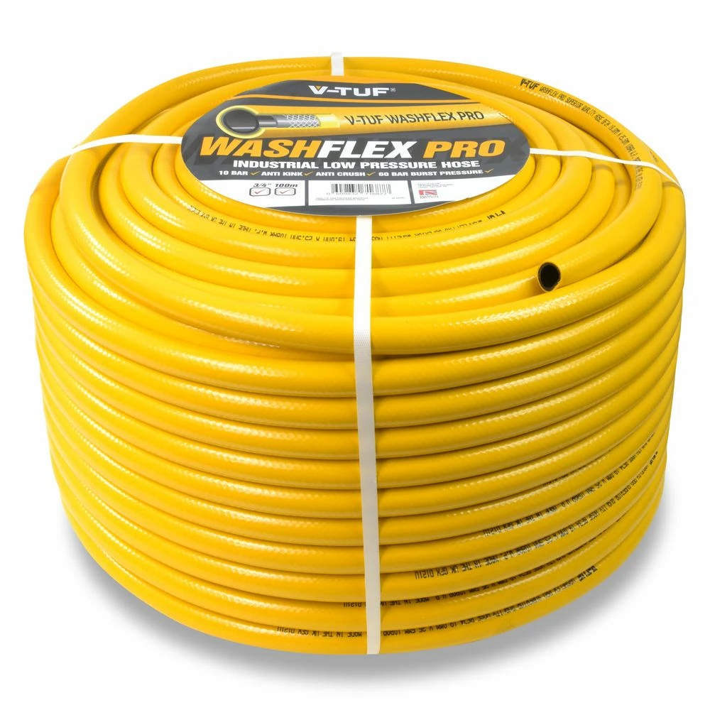 V-TUF 100m 3/4" Low Pressure WashFlex Commercial Water Supply Hose 3 V-TUF 100m 3/4" Low Pressure WashFlex Commercial Water Supply Hose
