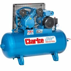 Clarke XEV16/100 (OL) 14cfm 100Litre 3HP Industrial Air Compressor (230V)