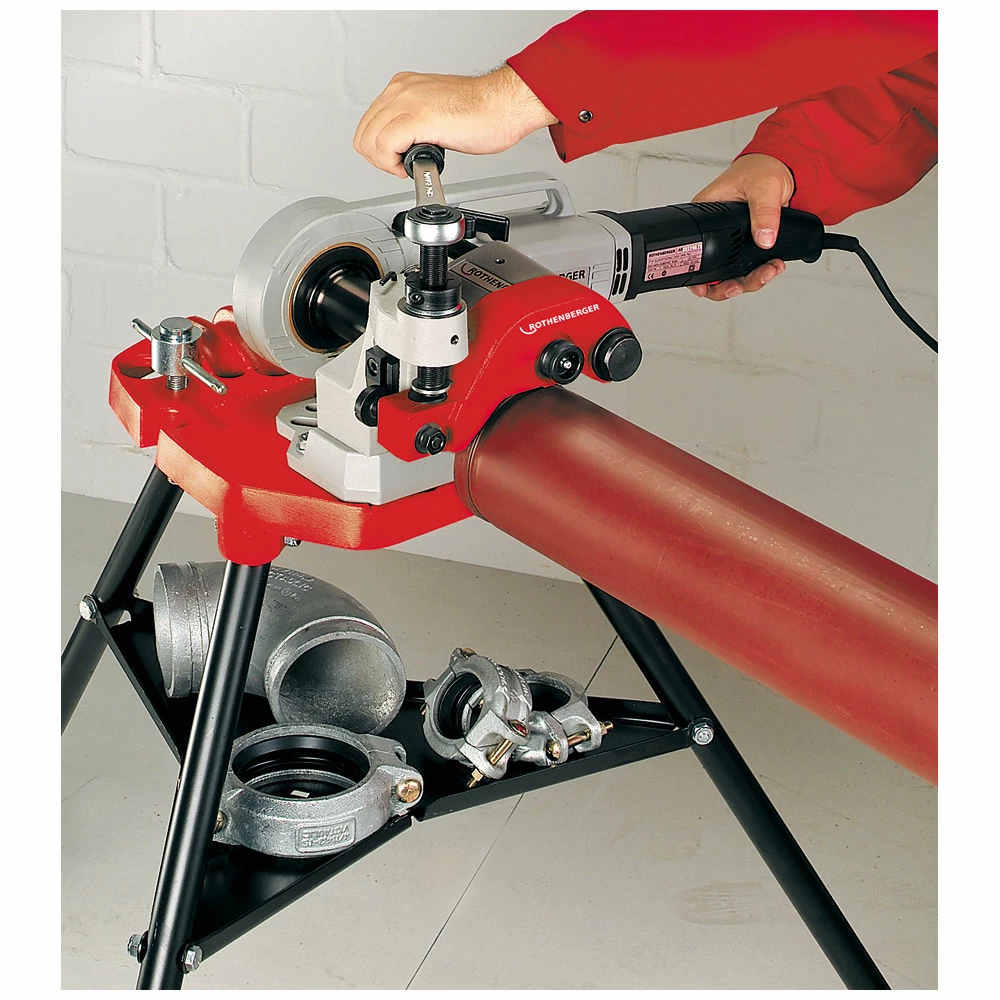 Rothenberger SUPERTRONIC 2000 E Pipe Threader Set BSPT Dies With Battery & Charger 7 Rothenberger SUPERTRONIC 2000 E Pipe Threader Set BSPT Dies With Battery & Charger - Image 5