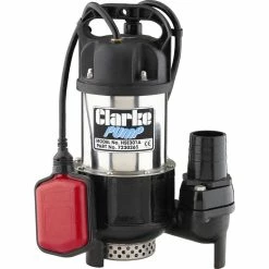 Clarke HSE301A 2" 720W 300Lpm 10m Head Submersible Heavy Duty Pump With Float Switch (110V)
