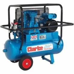 Clarke XEP15H/50 (OL) 14cfm 50Litre 3HP Industrial Air Compressor With Cage (230V)