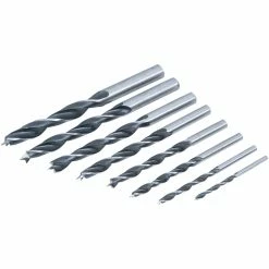 8 Piece 3-10mm Wood Drill Bit Set