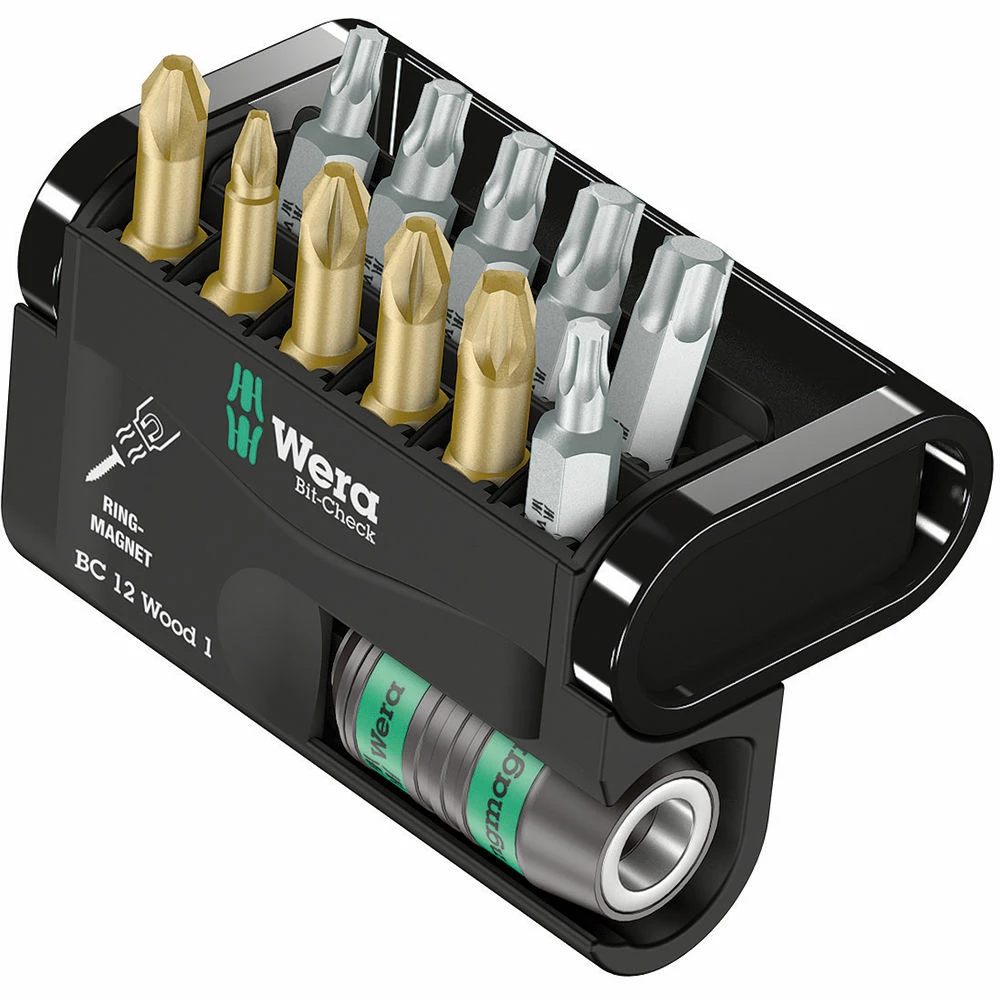 Wera Bit-Check 12 Wood 1 Torsion 12 Piece Bit Set 3 Wera Bit-Check 12 Wood 1 Torsion 12 Piece Bit Set