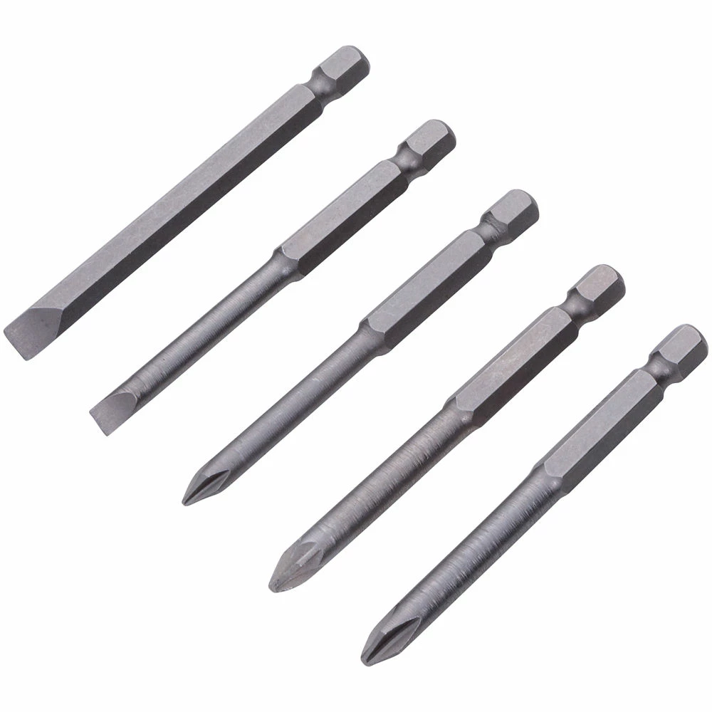 Blue Spot 5 Piece 75mm (3") Screwdriver Bits (PH-PZ Slot) 3 Blue Spot 5 Piece 75mm (3") Screwdriver Bits (PH-PZ Slot)
