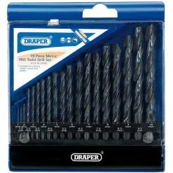 Draper DS19MB 19 Piece Metric HSS Drill Bit Set
