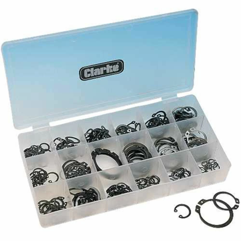 Clarke CHT395 - 225 Piece Circlip Assortment 3 Clarke CHT395 - 225 Piece Circlip Assortment