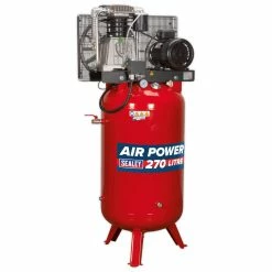 Sealey SACV52775B 29.3cfm 270Litre 7.5HP Vertical Belt Drive Air Compressor (400V)