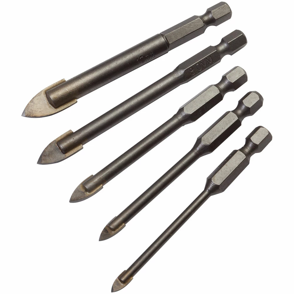 Heller 249423 5 Piece Tile/Glass Drill Bit Set 3 Heller 249423 5 Piece Tile/Glass Drill Bit Set