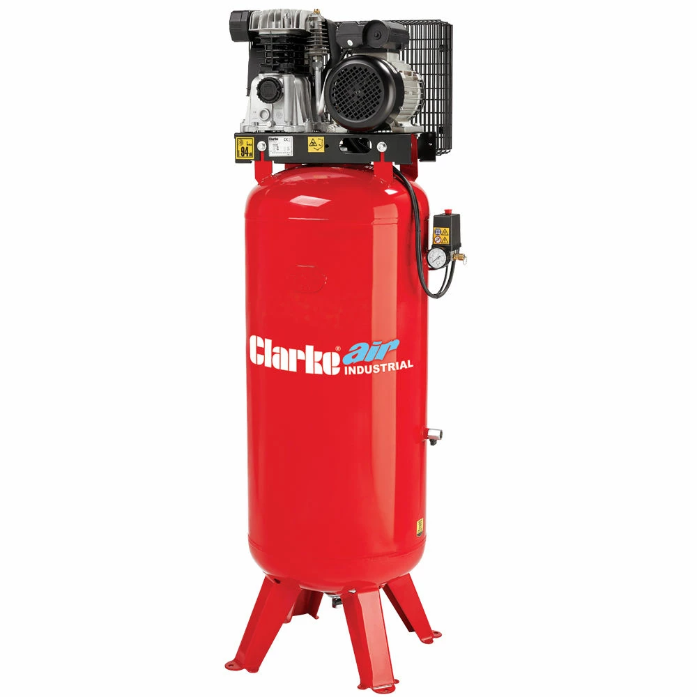 Clarke VE18C150 (OL) 18cfm 150Litre 4HP Industrial Vertical Air Compressor (230V) 3 Clarke VE18C150 (OL) 18cfm 150Litre 4HP Industrial Vertical Air Compressor (230V)