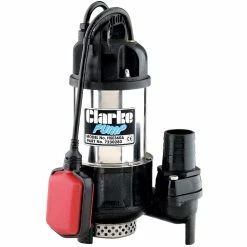 Clarke HSE360A 2" 960W 360Lpm 12m Head Submersible Water Pump With Float Switch (230V)