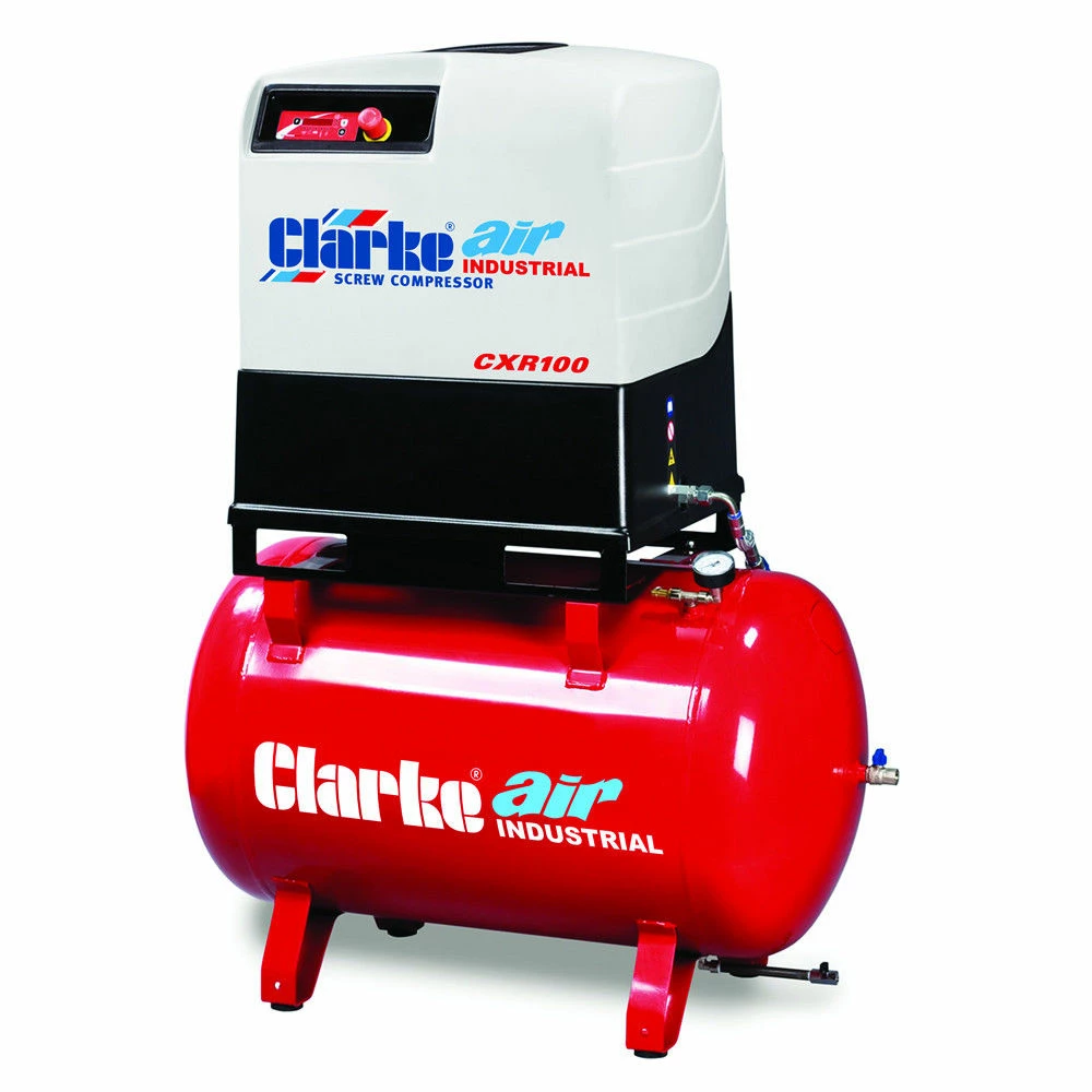 Clarke CXR100R 37.1cfm 270 Litre 10HP Industrial Screw Compressor (400V) 3 Clarke CXR100R 37.1cfm 270 Litre 10HP Industrial Screw Compressor (400V)