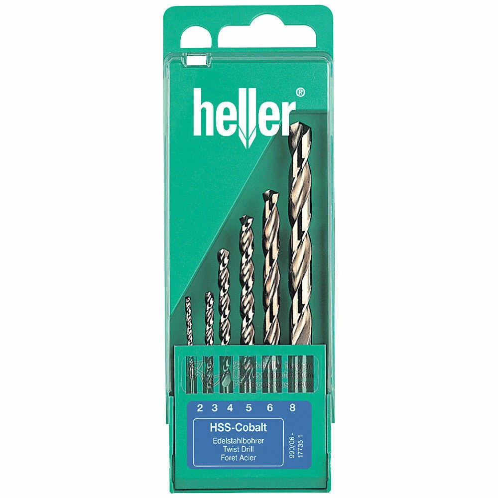 Heller 177351 6 Piece Cobalt Drill Set 3 Heller 177351 6 Piece Cobalt Drill Set