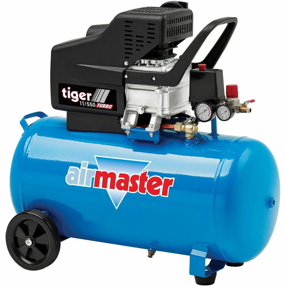 Airmaster Tiger 11/550 9.3cfm 50Litre 2.5HP Air Compressor (230V) 3 Airmaster Tiger 11/550 9.3cfm 50Litre 2.5HP Air Compressor (230V)