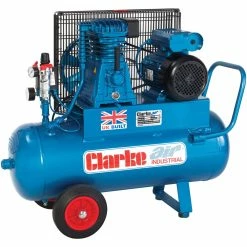Clarke XEP15/50(OL) 14cfm 50Litre 3HP Portable Industrial Air Compressor (230V)