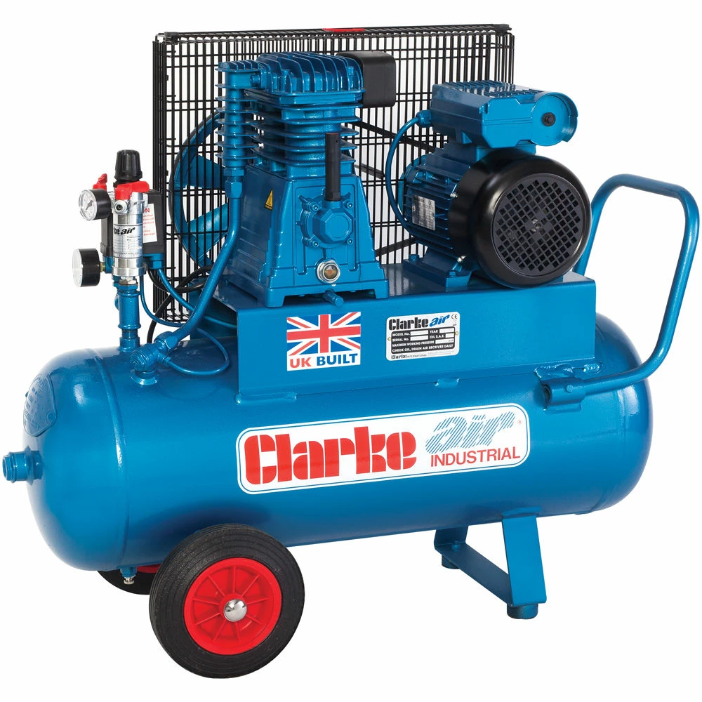 Clarke XEP15/50(OL) 14cfm 50Litre 3HP Portable Industrial Air Compressor (230V) 3 Clarke XEP15/50(OL) 14cfm 50Litre 3HP Portable Industrial Air Compressor (230V)