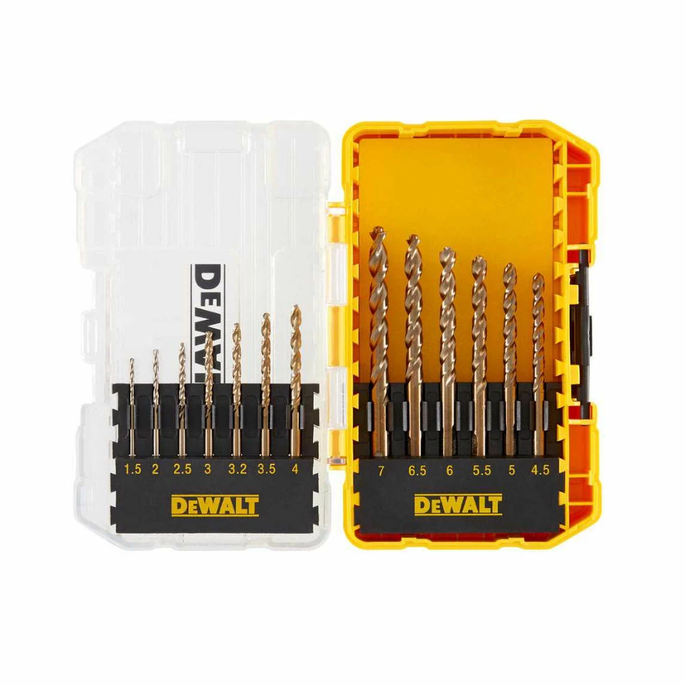DeWalt 13 Piece Extreme HSS Metal Drilling Set Non-slip Shank 3 DeWalt 13 Piece Extreme HSS Metal Drilling Set Non-slip Shank