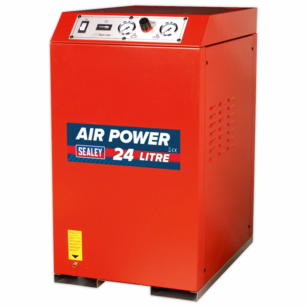 Sealey SAC82425VLN 7.5cfm 24Litre 2.5HP Low Noise V-Twin Direct Drive Cabinet Air Compressor 3 Sealey SAC82425VLN 7.5cfm 24Litre 2.5HP Low Noise V-Twin Direct Drive Cabinet Air Compressor