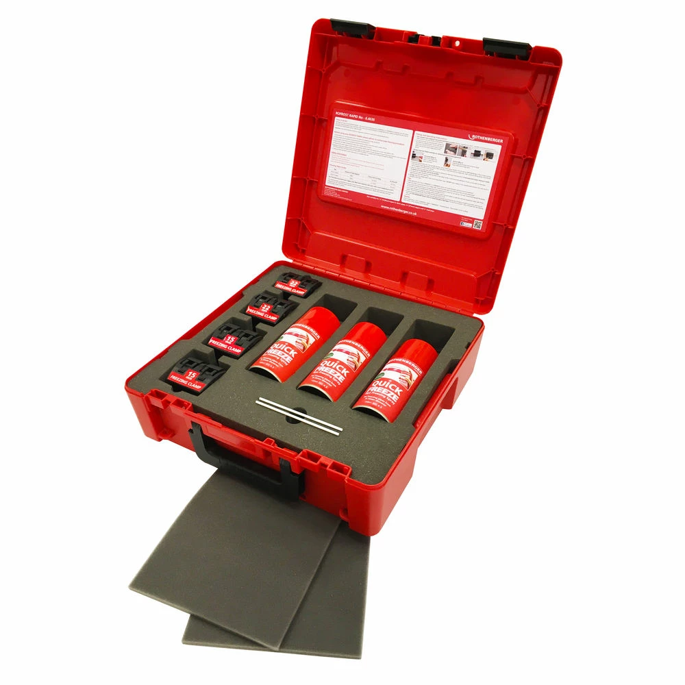 Rothenberger Rofrost Rapid Pipe Freezing Kit 15/22mm 3 Rothenberger Rofrost Rapid Pipe Freezing Kit 15/22mm