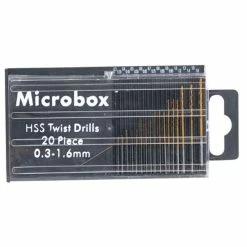 Microbox 20 Piece Micro HSS Twist Drill Set