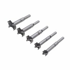 5 Piece Metric Hinge/Forstner Bit Set