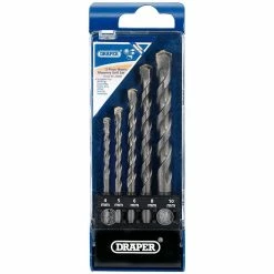 Draper DS5MSB 5 Piece Masonry Drill Bit Set