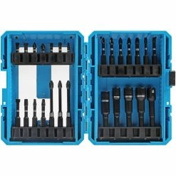 Blue Spot 26 Piece Impact Screwdriver And Nut Driver Bits