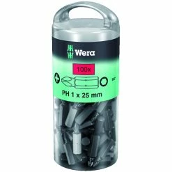Wera 850/1Z Bit Ph1/25 Extra Tough Pack Of 100