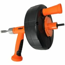 Rolson Drain Unblocker 7.5m - Manual & Drill Powered