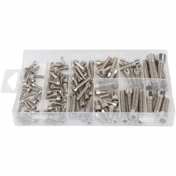 106 Piece Stainless Steel Hex Socket Screw Assortment