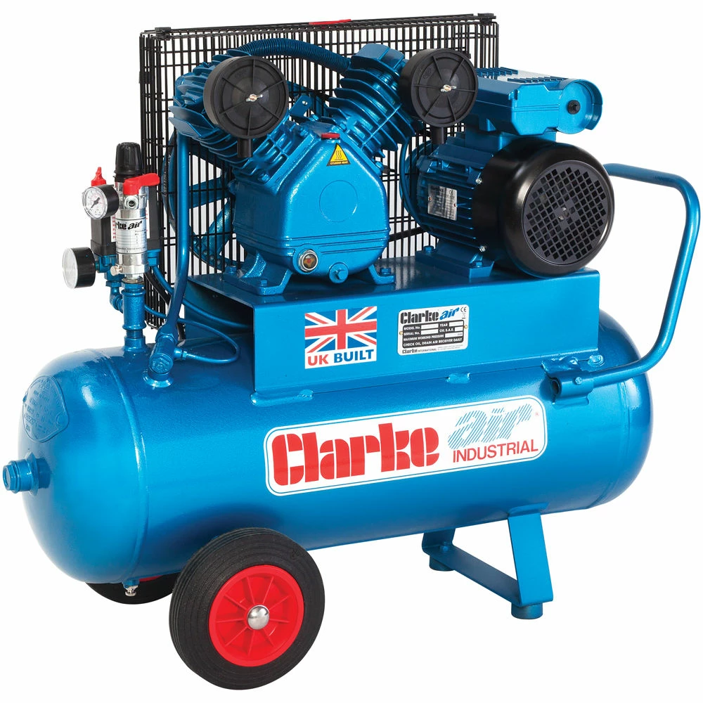 Clarke XEPV16/50 (OL) 14cfm 50Litre 3HP Portable Industrial Air Compressor (110V) 3 Clarke XEPV16/50 (OL) 14cfm 50Litre 3HP Portable Industrial Air Compressor (110V)