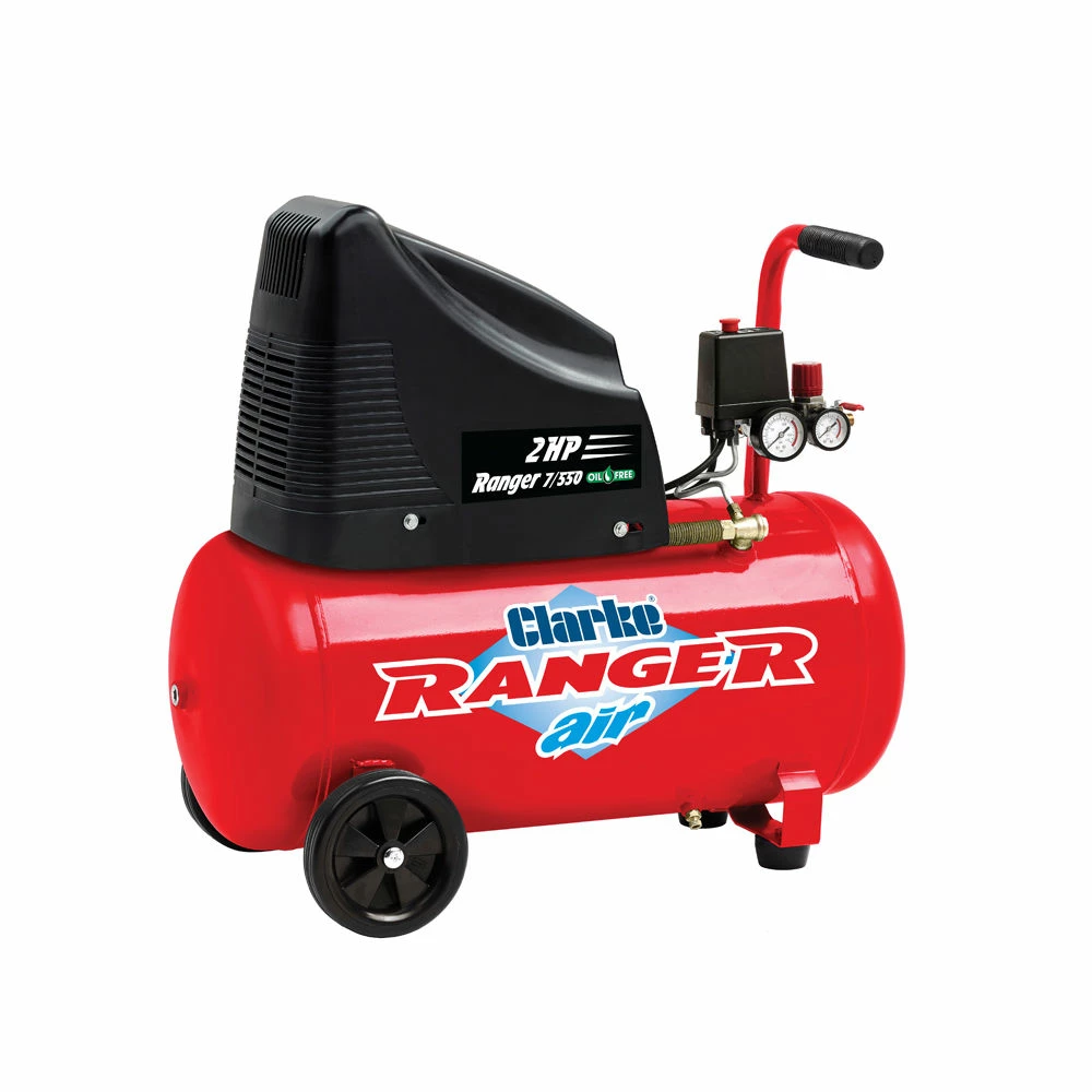 Clarke Ranger 7/550 7.8cfm 50 Litre 2HP Air Compressor (230V) 3 Clarke Ranger 7/550 7.8cfm 50 Litre 2HP Air Compressor (230V)