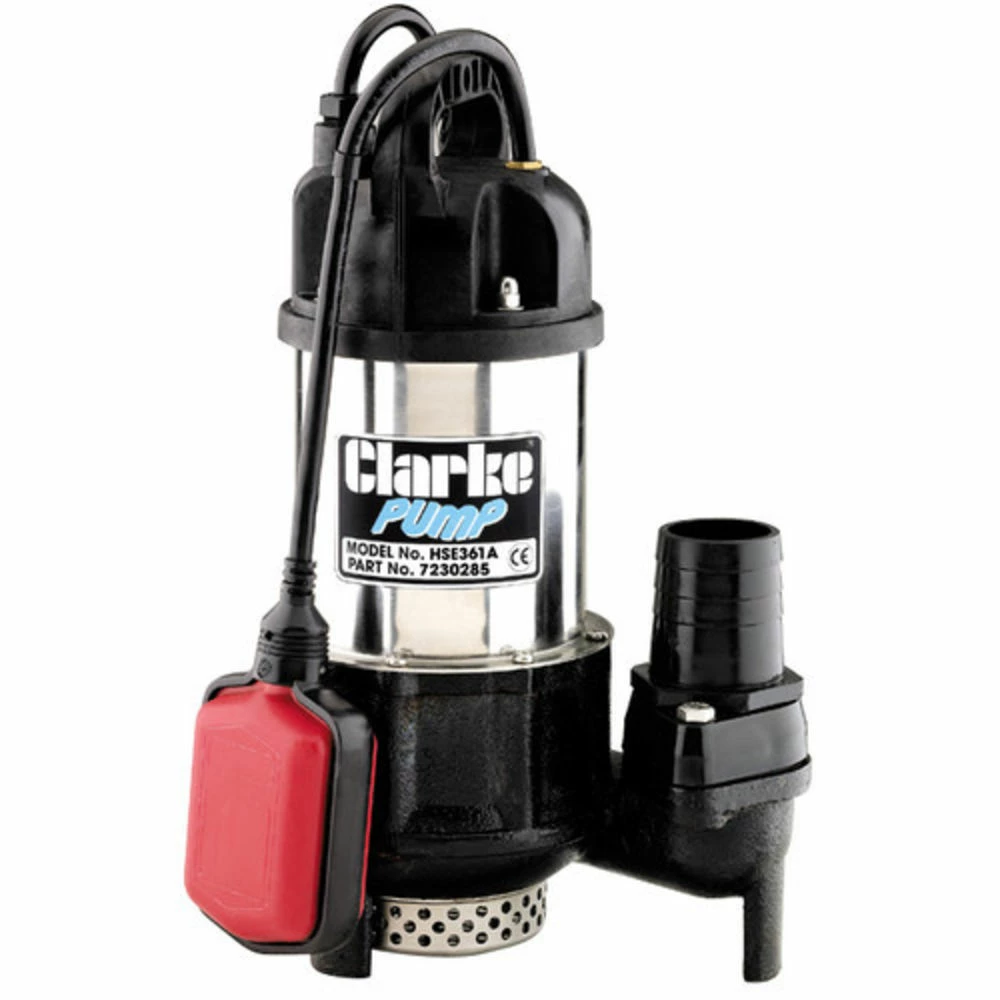 Clarke HSE361A 2" 960W 360Lpm 12m Head Submersible Water Pump With Float Switch (110V) 3 Clarke HSE361A 2" 960W 360Lpm 12m Head Submersible Water Pump With Float Switch (110V)
