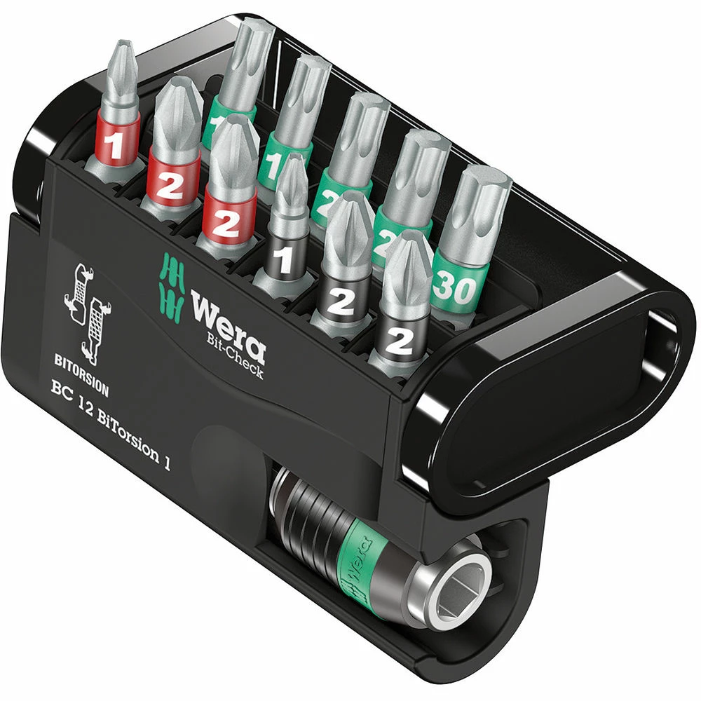 Wera Bit-Check 12 BiTorsion 1 All-round 12 Piece Bit Set 3 Wera Bit-Check 12 BiTorsion 1 All-round 12 Piece Bit Set